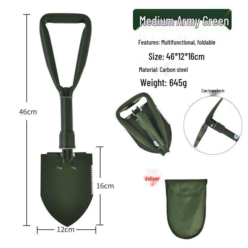 Multifunctional Manganese Steel Entrenching Tool