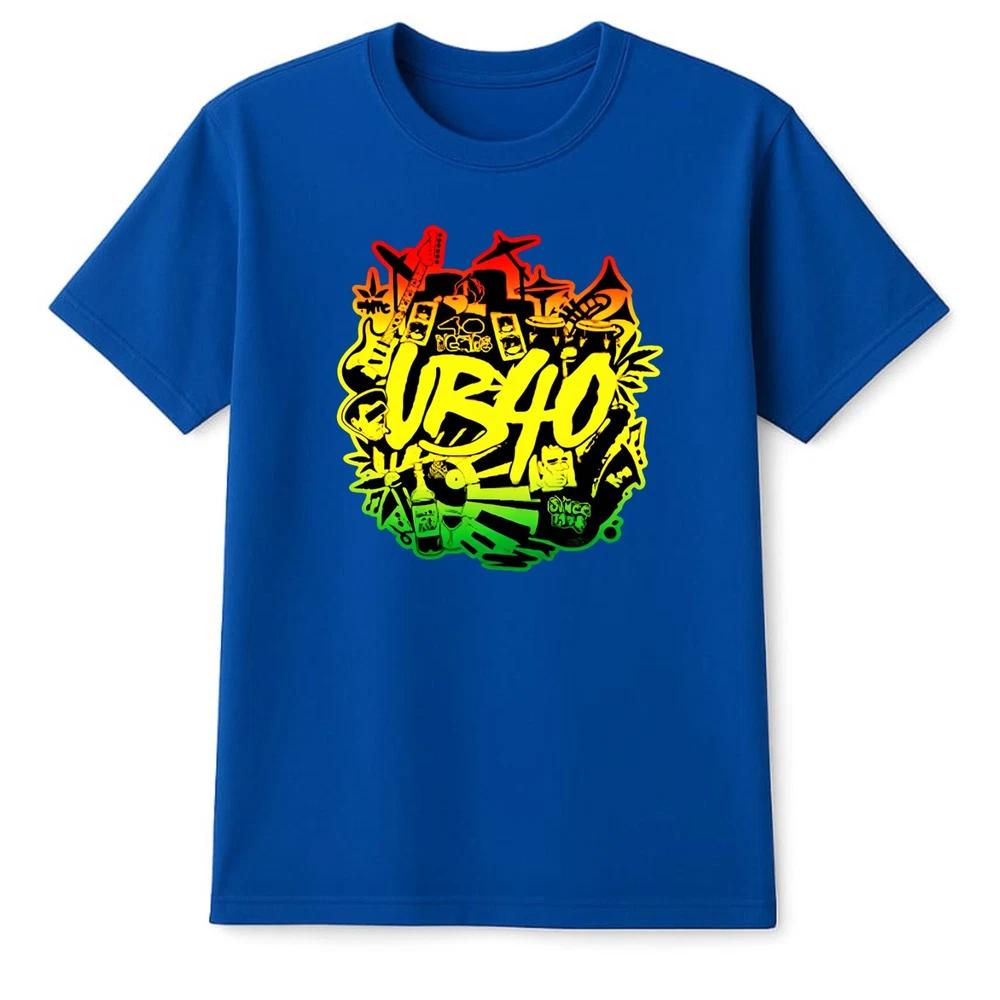 UB40 Reggae Birmingham Adulti Unisexs Unisexs Unisexs Unisex Maglietta Musicale Unisex Top