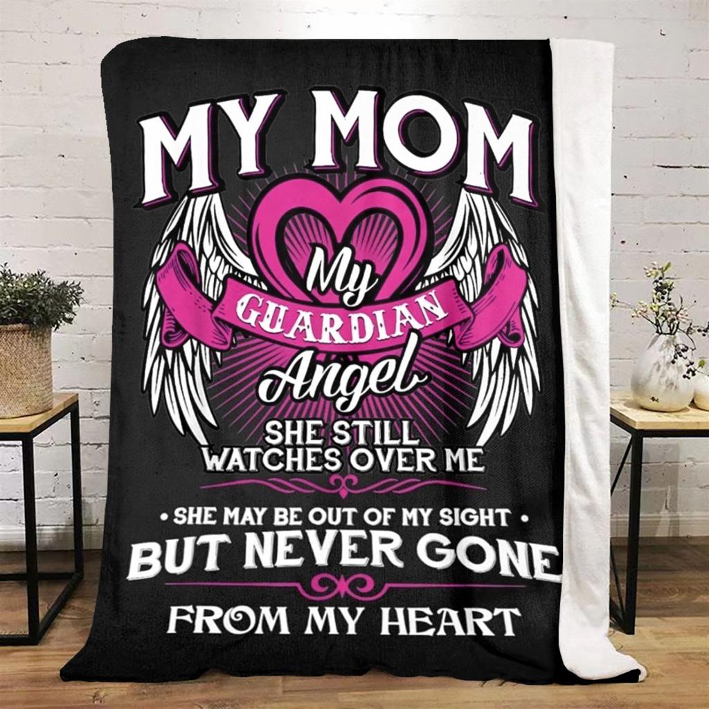 Mother Angel Plush Blanket Soft Comfortable All Seasons Perfect Sofa Office Naps Outdoor Travel Makes Great Gift