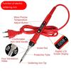 Digital Soldering Iron 80W With On/Off Switch Adjustable Temperature Lcd Welding Tools Ceramic Heater Soldering Tips