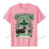 Christelijke Biker Ik Rij Met Jezus Religieuze Achterkant Motorfiets Premium T-shirt Camisas Unisex Geprinte Tops Shirt Voor Unisex Katoen