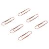 1.1in 100pcs Paper Clips Rust Prevention Increased Slip Resistance Portable Metallic Paper Clips for   Daily Use
