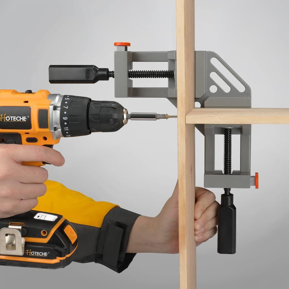 90 Degree Clip Welding Woodworking Right Angle Clamp Photo Frame Corner Clip Woodworking Vise Workbenches Aluminum Alloy Clip