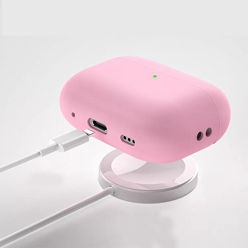 Case For Airpods Pro 2 Silicone Solid Wireless Headphone Cover For Apple Air Pod Pro2 2nd Generation Protective Shell