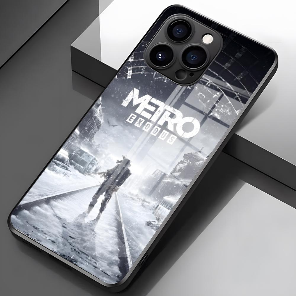 Metro 2033 Phone Case For IPhone 17 Pro Max 16 15 14 Pro Max 13 11 X Xs Xr 8 7Plus Glass Cover