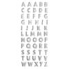 2X Glitter Crystals Alphabet Letter Home Stickers Self Adhesive DIY A Z Words Decor