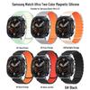 Samsung Watch Ultra Two-Color Magnetic Silicone Strap for Ultra 1/2 (2026)