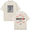 Vintage Washed Robbie Williams BRITPOP Tour 2026 Double Sided T Shirt Men's Women Clothing Fashion High Quality Cotton T-shirts