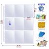 11-Ring Pockets Sleeve 9-Pocket Photo Album Refill Pages Kpop Photocard  Binder