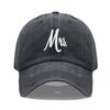 Passender Herr. & Frau. Baseballkappe Herren Damen Baumwolle Stickerei Sport Golfkappen Brautgeschenk Frischvermählte Flitterwochen Hochzeitsgeschenk