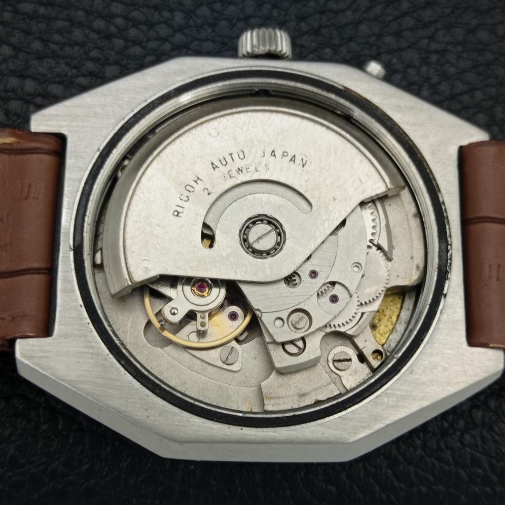 AUTOMATIC VINTAGE RICOH R31 JAPAN MENS ORIGINAL DIAL WATCH a704727-1