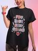 You Nice Keep Going T-shirt | Encouraging Retro Lettering, Heart & Doodles | Motivational Message
