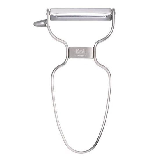 KAI Stainless Steel Peeler DH8009 Easy Hold Handle Shape Vegetable Potato Eye Remover Dishwasher Safe Silver PeelerVegetable Online Shopping