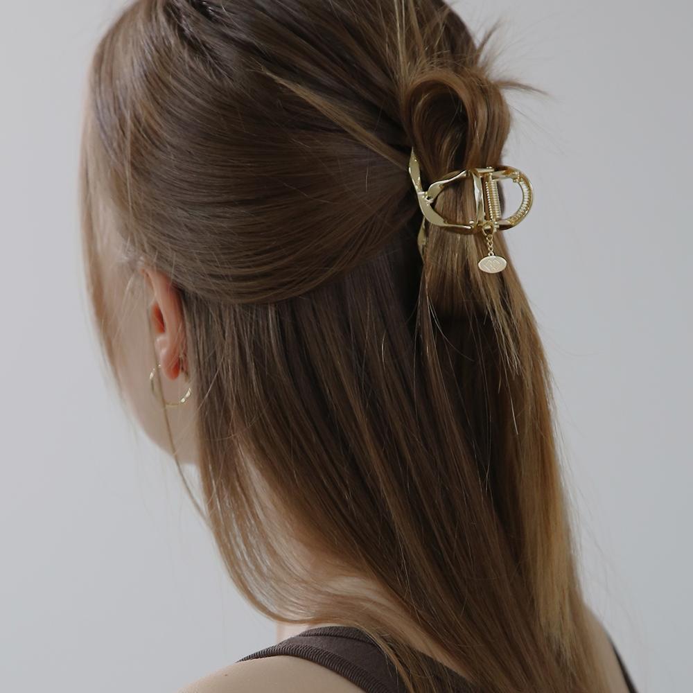 Dieuamour Golden Wave Mini Hair Clip Claw Pin
