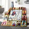 Religious Virgin Mary Home Customize Your Name Blankets Soft And Cozy Lightweight For All Seasons Perfect For Picnics Sofa Office Bed Living Room