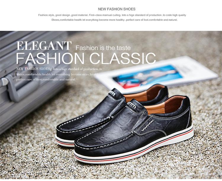 Sapatos Mocassins de Couro Masculinos Plus Size - Sapatos Formais e Casuais para Escritório.