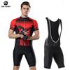 XINTOWN Mens Cycling Bib Shorts Set Road Bike Riding Jersey Sportswear