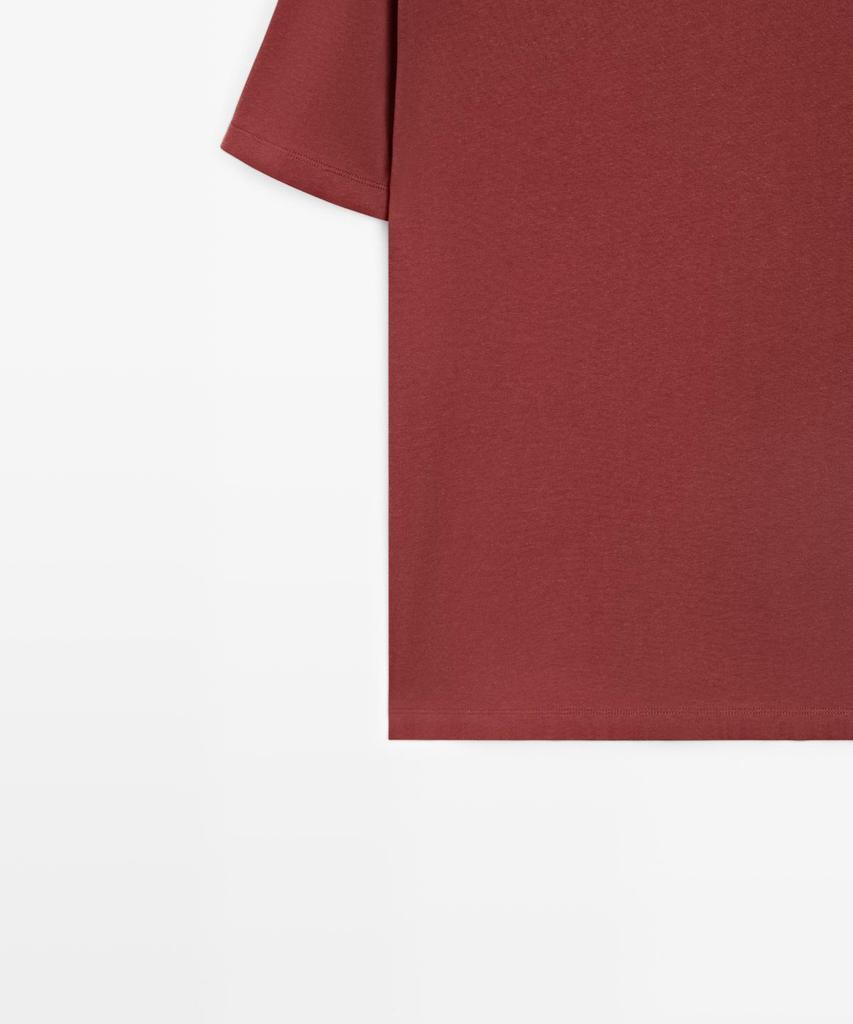 Masimodutti Short Sleeve Cotton Blend T-Shirt