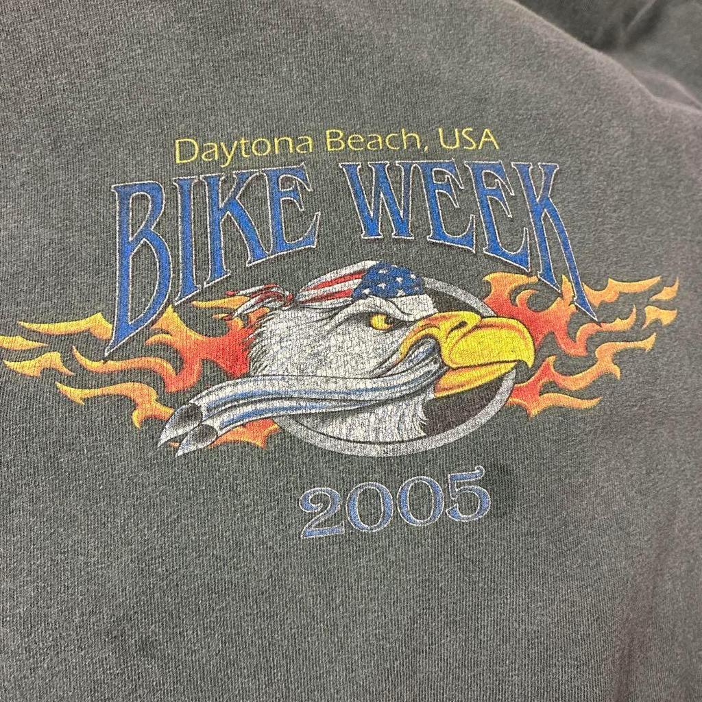 [USED] 7TSM2USA Vintage Bike Eagle T-shirt, Used