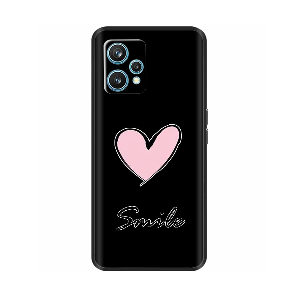 Para Realme 9 Pro Plus Funda Divertida de Silicona Suave Cubierta de Teléfono Para Realme 9 4G Funda Negra Carcasas con Parachoques Resistentes a Golpes Para Realme 9 Pro+
