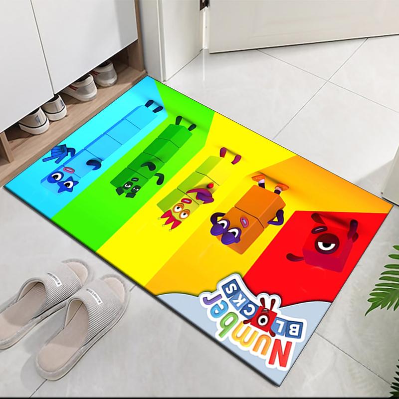 Tappeto Stampato Numberblocks, per Sedia da Ufficio Soggiorno Camera da Letto Cucina Decorazioni Regali.