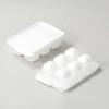 Liberty Corporation LD-483 Ice Trays with Lids, 6-Cavity, Set of 2, Clear, Easy To Remove Ice