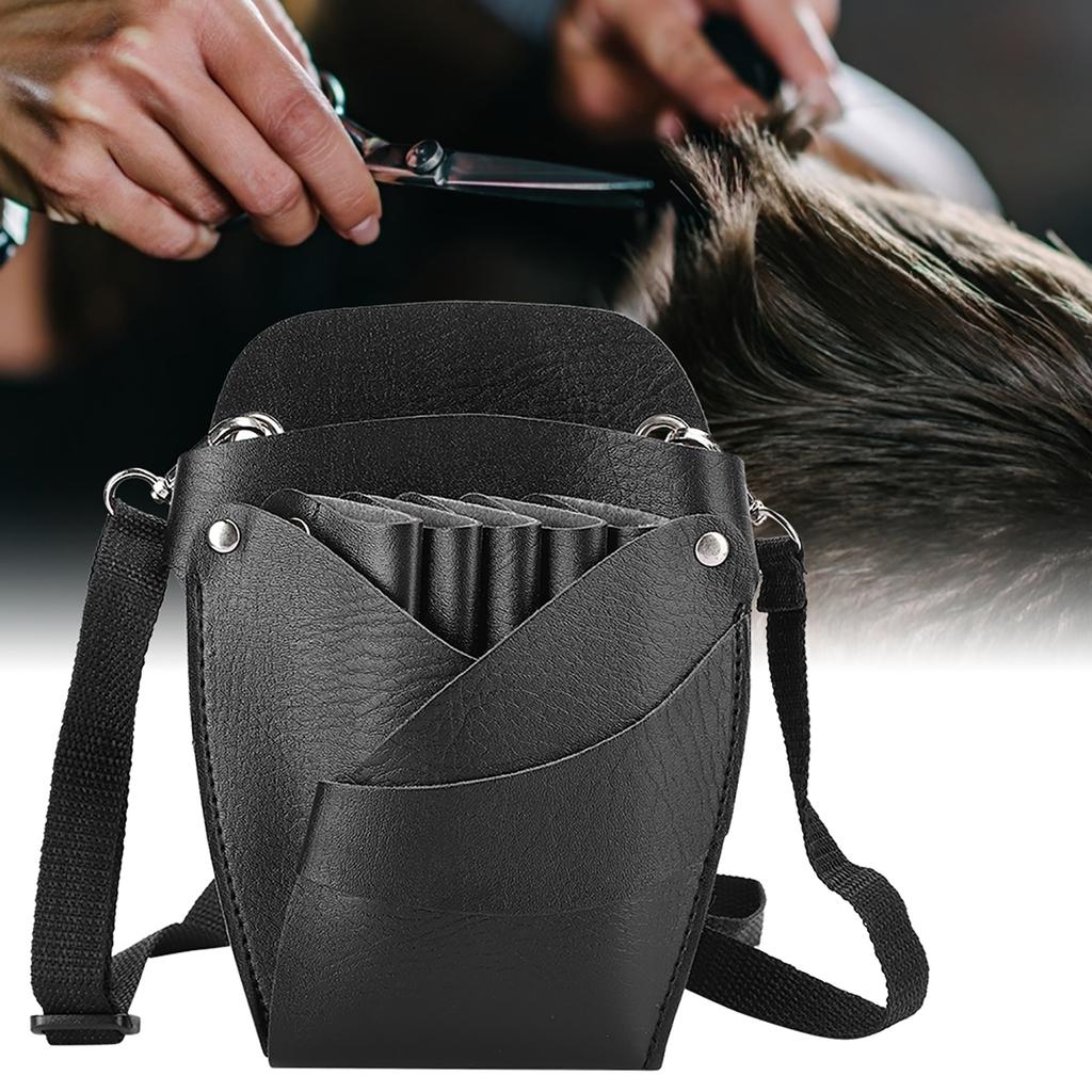 Barber Shop Portable Scissors Bag Hair Clip Comb Hairdressing Tool Storage Waist Bag