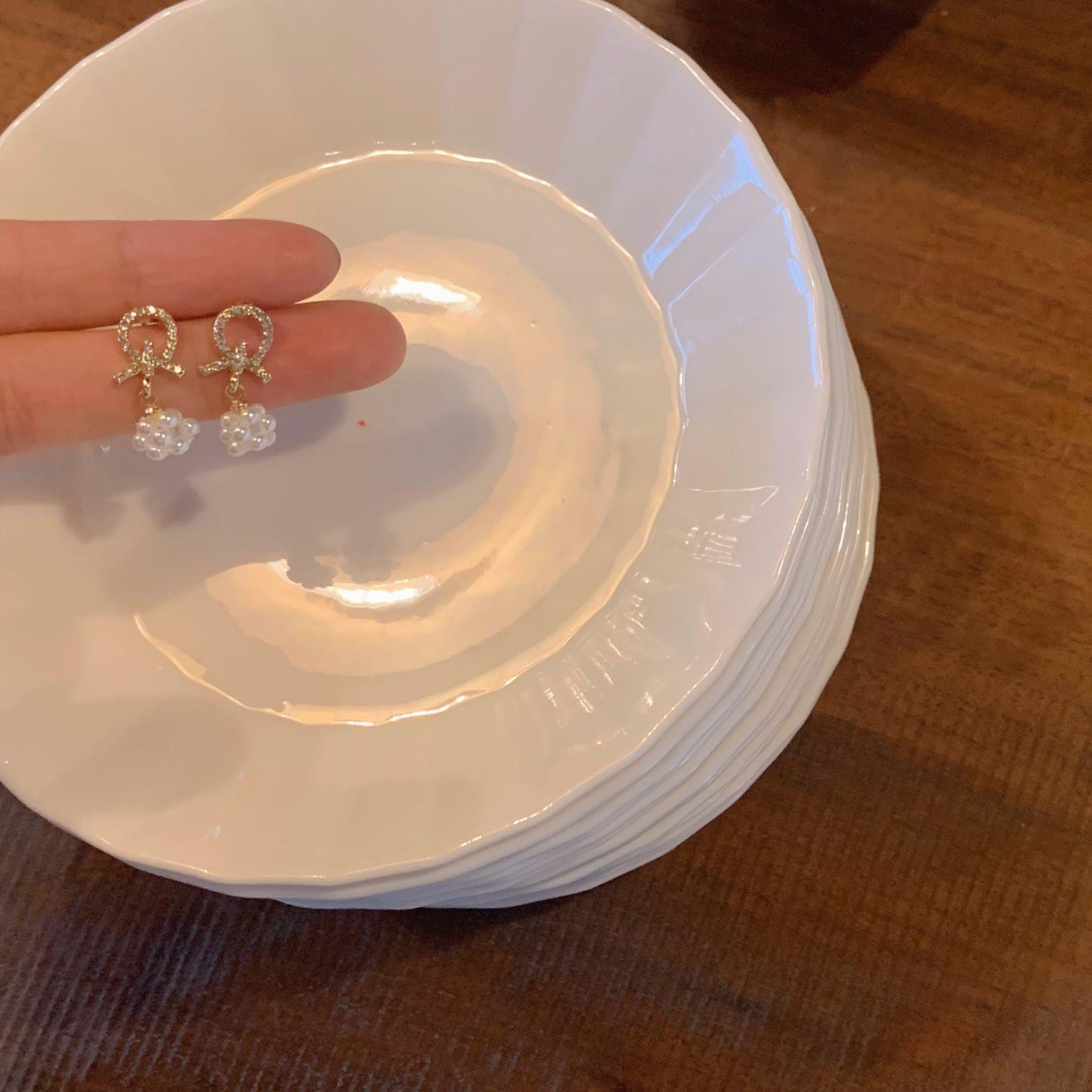 

Серьги с искусственным жемчугом, зажимы для ушей без пирсинга, простые серьги из смолы для женщин