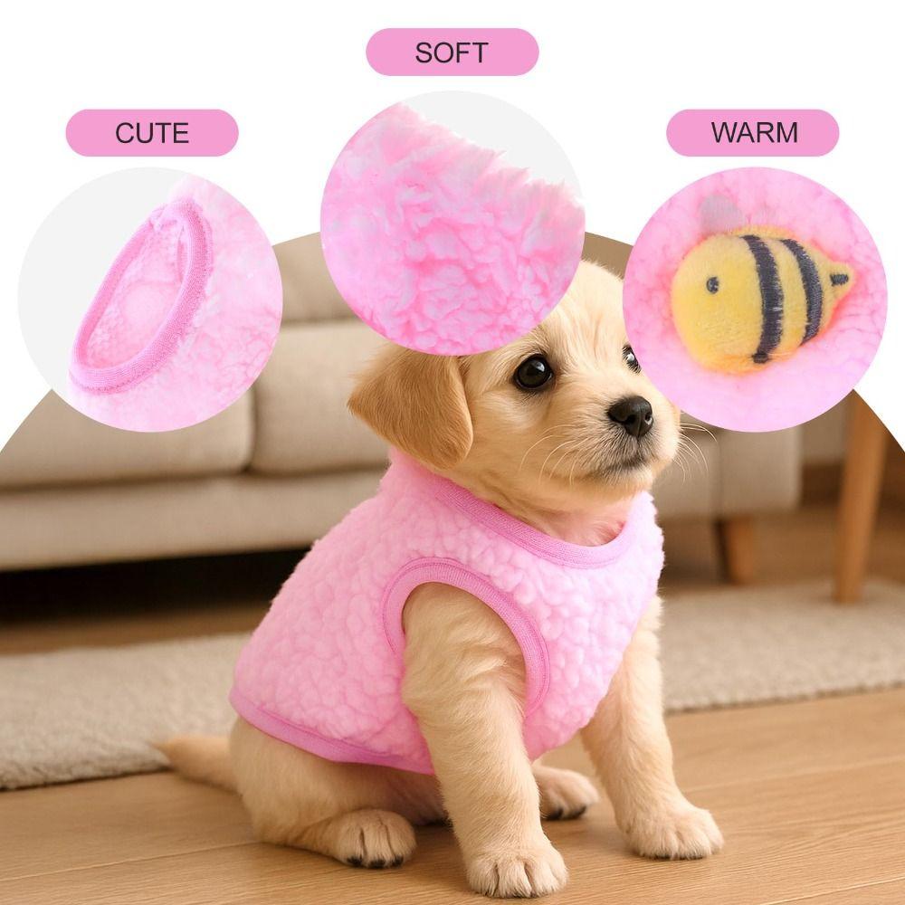 Colorful Vest Teacup Dog Clothes Soft Cat Clothes Cute Puppy Pet Clothes Small Pet