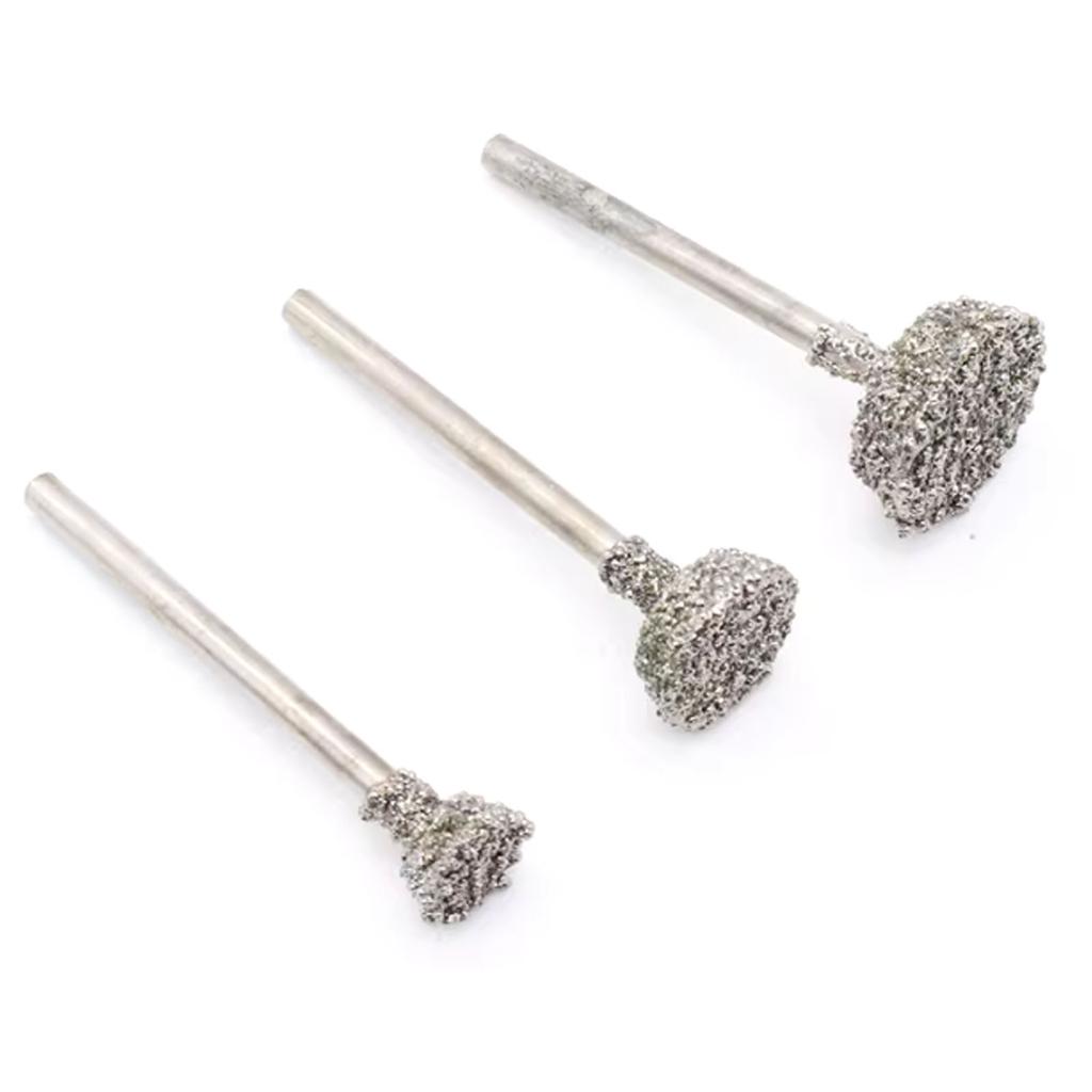 5PCS Diamond Grinding Heads, Jade Jadeite Agate Raw Stone Emery Engraving Carving Peeling Needles