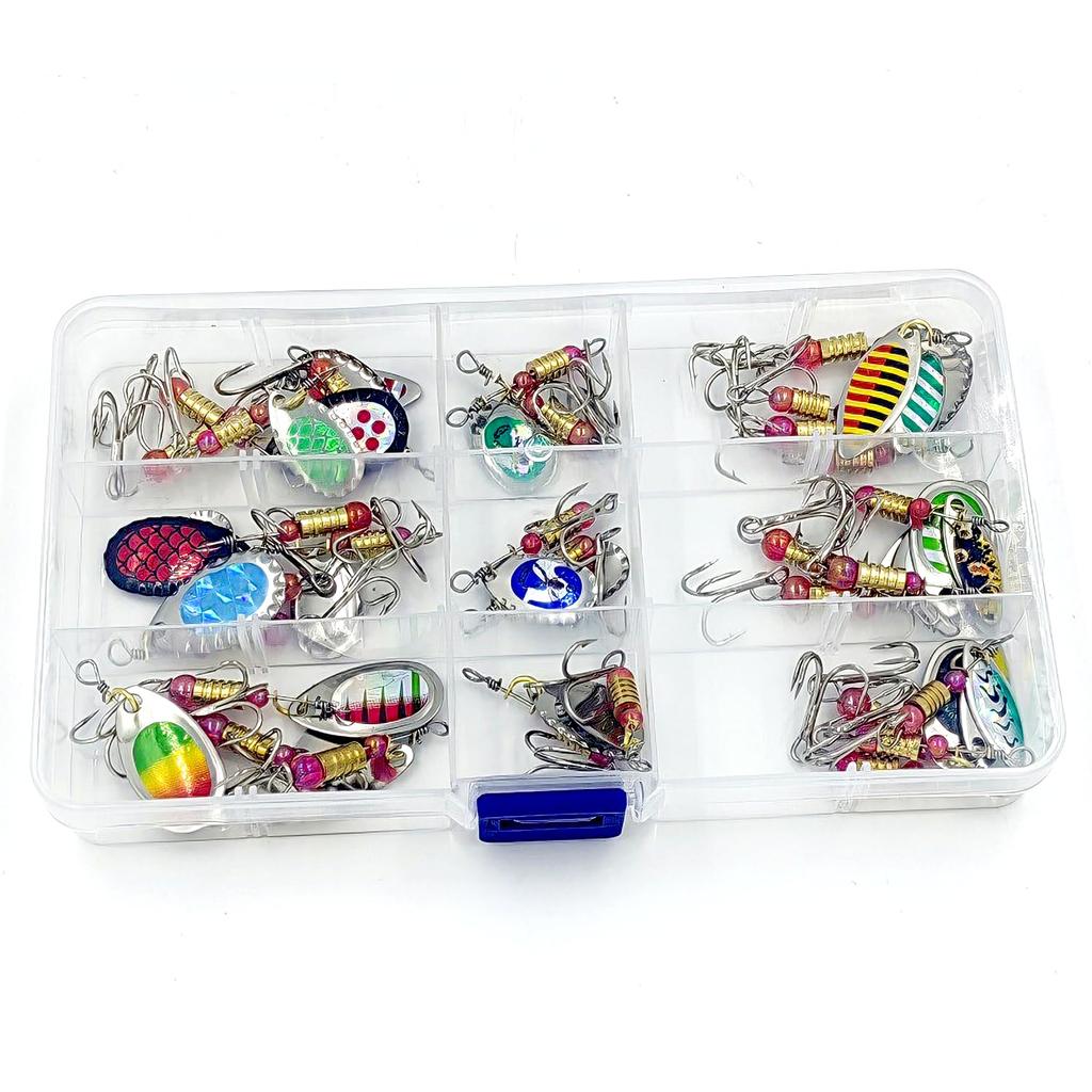 Colorful Spoon-shaped Spinnerbait for Mountain Streams and Trout, 3g/3.5g, Ultra-lightweight,