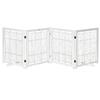 Dog Barrier Gate Freestanding Protective Gate with Feet 305 X 82 Cm Wood Dog Gate Foldable Stair Safety Gate Dog Barrier Gate for Stairs, Doors