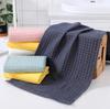 34X74cn Pure Cotton Waffle Soft Bathroom Hand Towel Thickened Absorbent Face Towel with Solid Color Gift Bath Towel