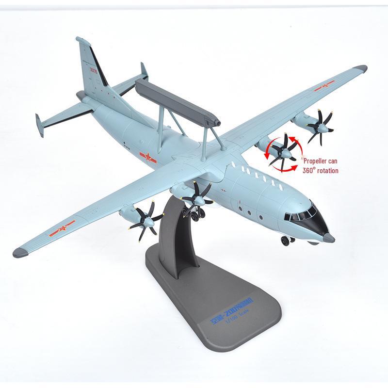 1:Модель AWACS KJ-200 из сплава в масштабе 1:100 - Предмет декора для дома и коллекционирования
