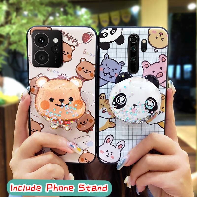 Glitter Cartoon Phone Case For Nokia HMD Skyline Skin Feel Silicone Dirt-resistant Cute Protective Fashion Design TPU