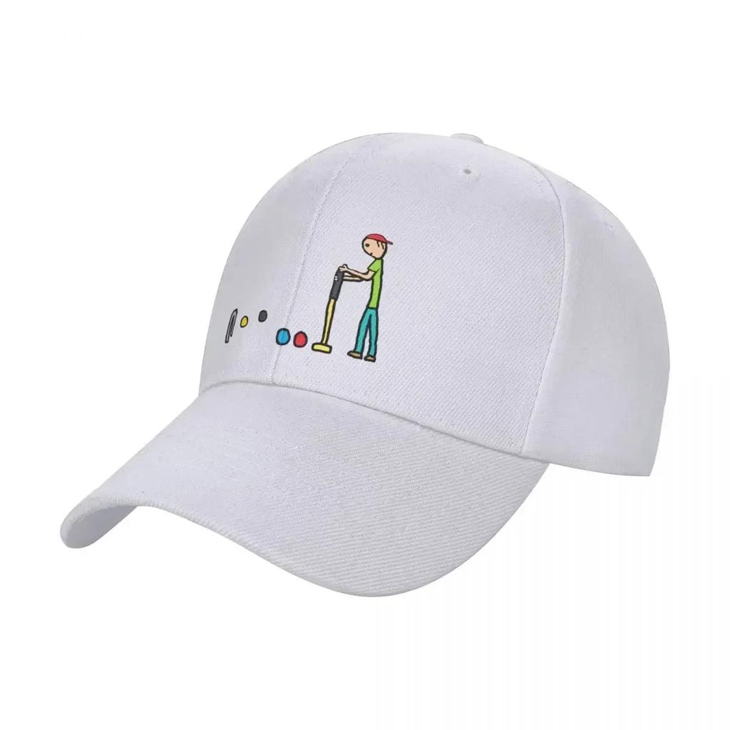 New Croquet Baseball Cap F Luxury Caps Unisexs Big Size Hat Womens Beach Unisexs