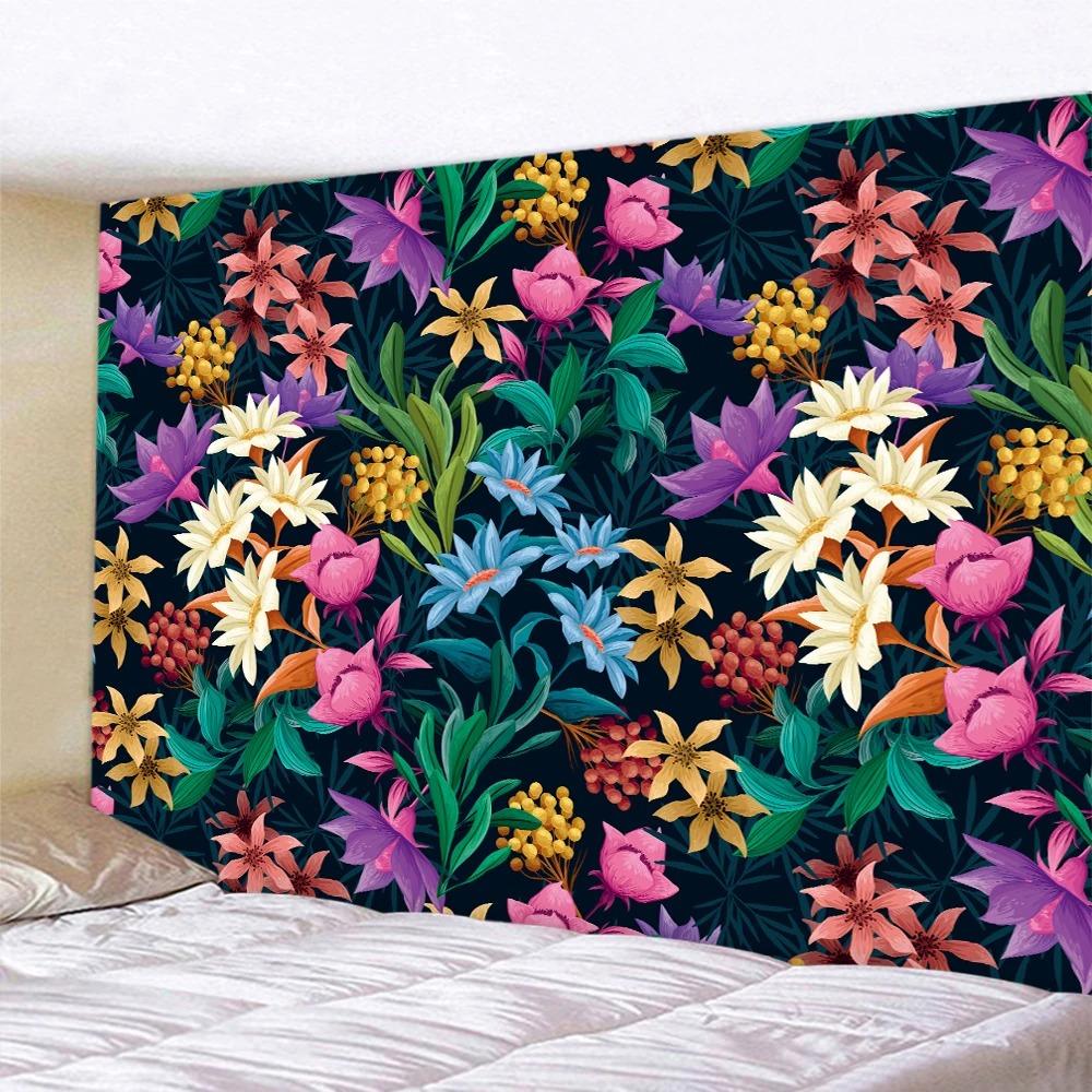 Красивые растения и цветы Искусство Настенные украшения для дома Гобелен Гобелен — фото 5