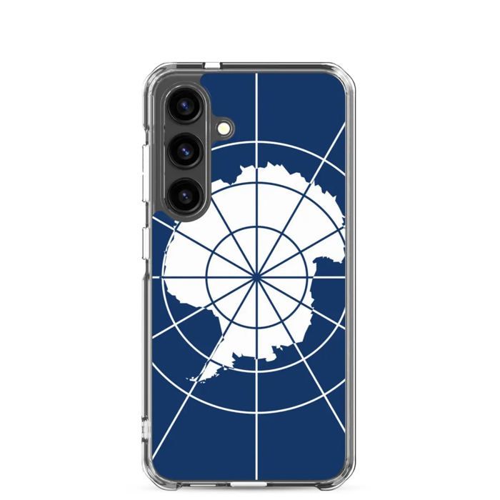 Coque Téléphone - Samsung - Galaxy S24 Plus - Drapeau Antarctique - Souple - Multicolore
