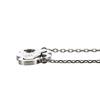 [White Clover] Cinnamoroll Necklace, Sanrio Characters, Surgical Stainless Steel 316L, Cinnamon Cloud Silhouette, 45cm-50cm, Anniversary, Birthday