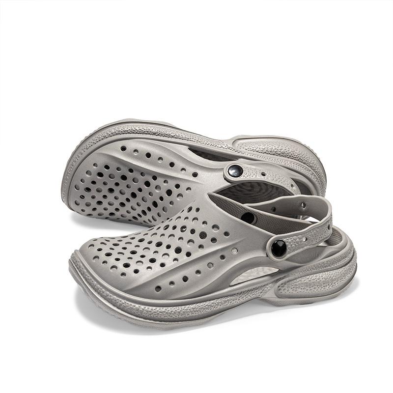 2024 New Slippers Trend Casual Sandals Men's Outdoor Sandals Breathable Beach Shoes Men's Shoes Thick Sole Slip-On Slippers Men