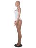 Women's Solid Color U-Neck Sleeveless Tank Top Bodysuit