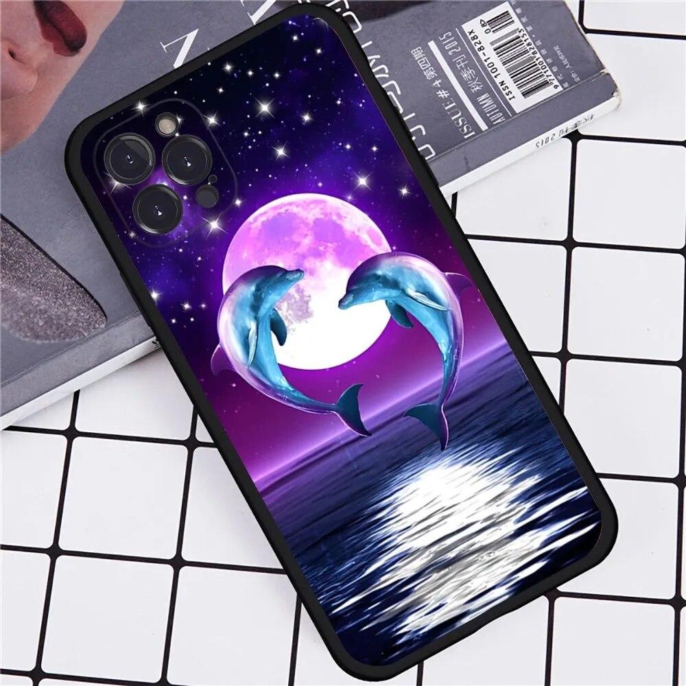 

Чохол для телефону Animal Cute Dolphin для iPhone Samsung Galaxy Redmi Xiaomi Oppo OnePlus Note SA 7 8 9 10 11 12 13 14 20 21 22 23 53 54 Pro Max Plus Ultra iPhone XR