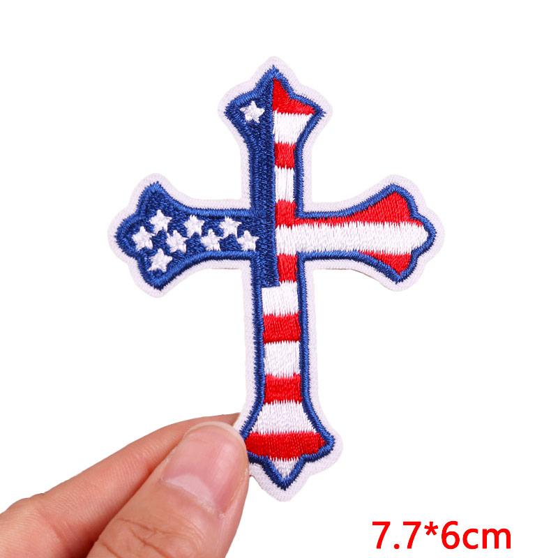 New America's 250th Anniversary Embroidered Patches DIY Iron On Patches For Clothing Statue Of Liberty Flag Eagle Patch Armband