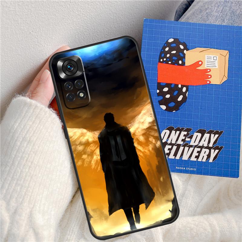 Supernatural Castiel Angel Funda For Xiaomi Redmi Note 13 Pro 14 9 10 11 12 9S 10S 11S 12S Redmi 13C 10C 12C 14C Case