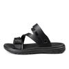Summer Sandals for Men Outdoor Casual Sport Slippers PU Leather Non-slip Breathable Roman Shoes Beach Flip-Flop Garden Shoes
