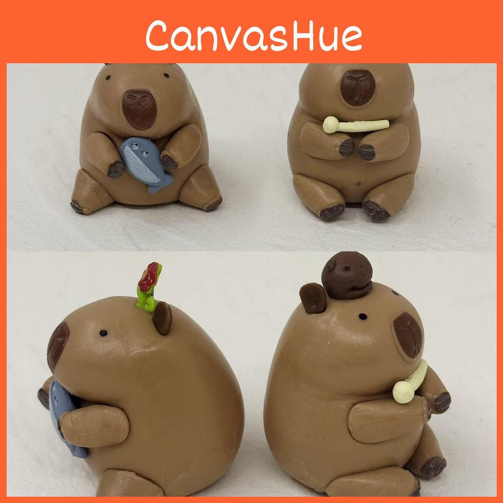 Capybara Action Figure Cartoon Model Toy Decoration Doll Children Gifts Ornament