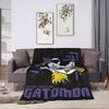 digimon adventure gatomon Flannel Blankets  Warm Soft Bedding Throws for Living Room Picnic Fluffy Bedspread Sofa Bed Cover