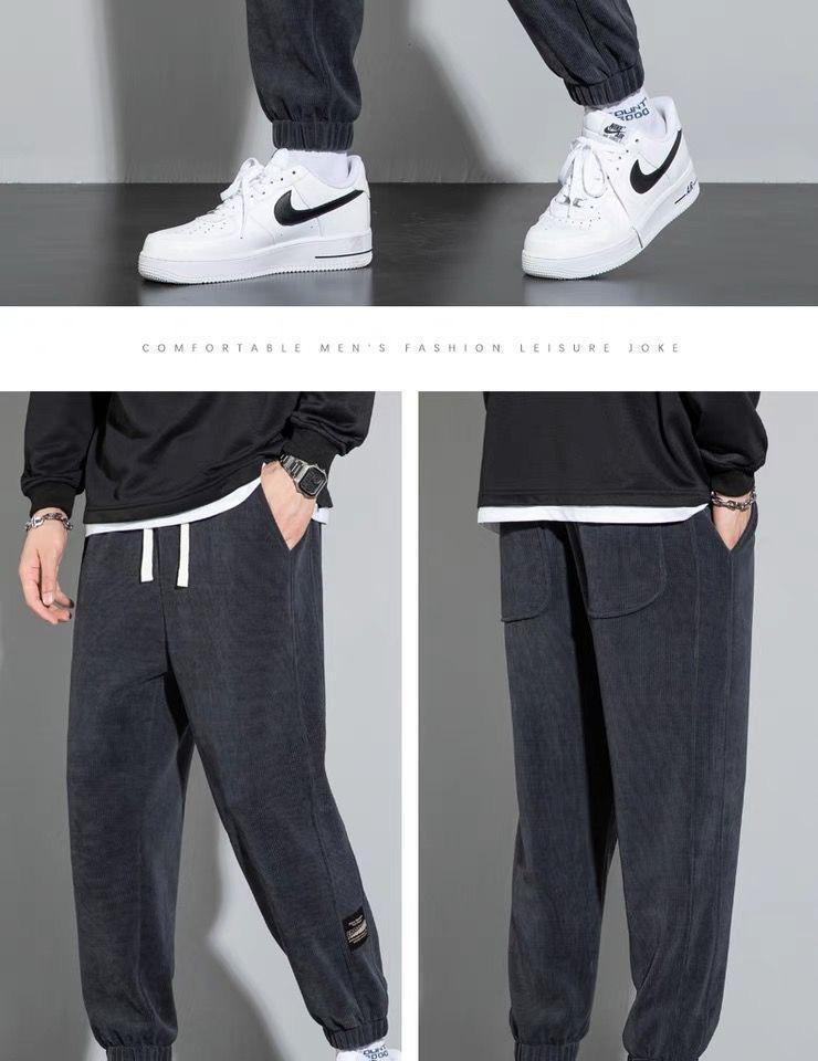 Men's Winter Fleece-Lined Corduroy Casual Pants