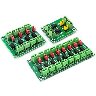 817 Optokoppler 2/4/8-fach Spannungsisolationsplatine Spannungssteuerungsadaptermodul Treiber Optisches Isolationsmodul