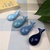 Cute Dolphin Porcelain Chopstick  Rack Holder Home Table Decorative Ornaments